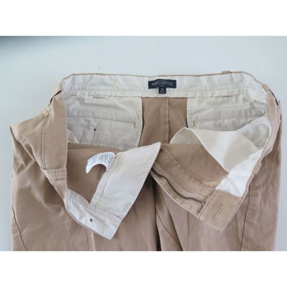 J. Crew Mercantile Flex Men’s Sz 36 Khaki 8.5" Chino Shorts - Picture 3 of 5